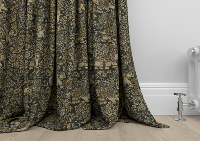 Indira, Charcoal - Made to Measure Curtains - Image 6